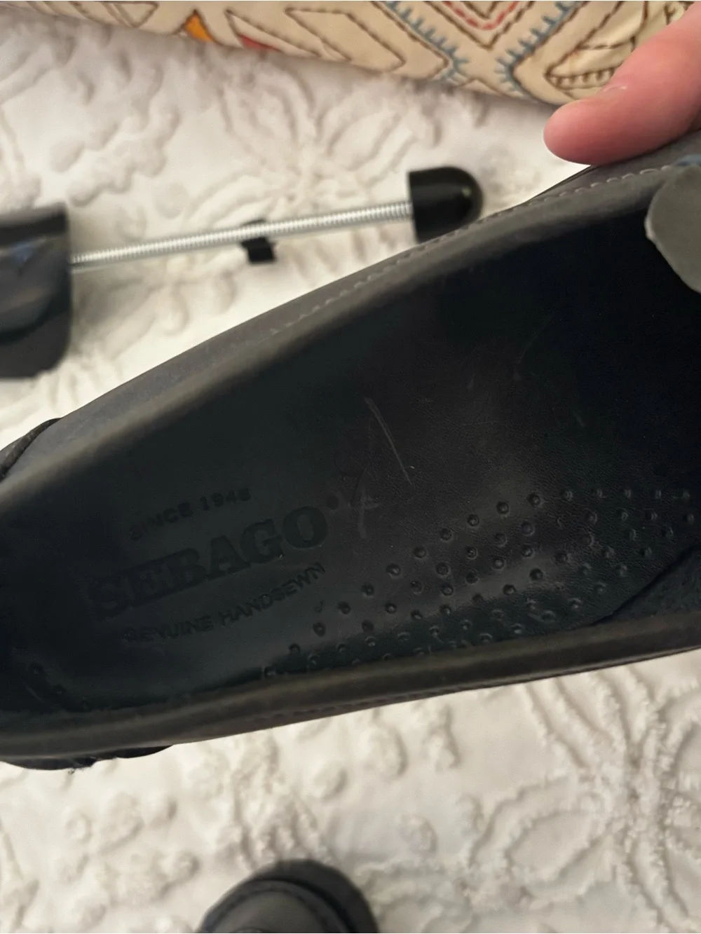 Sebago Men's Slip-On Loafers in Charcoal